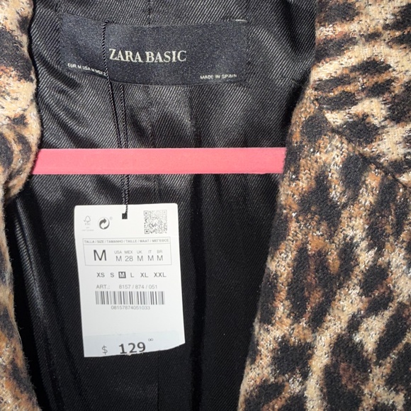Zara leopard coat - Picture 2 of 2